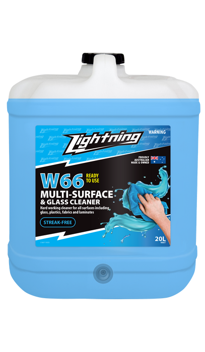 Lightning W66 Multi Surface and Glass Cleaner 20 Litres