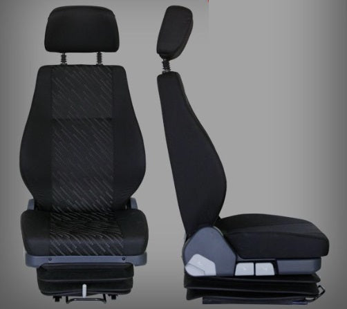 Premium Drivers Air Suspension Seat - Universal 216mm Rails