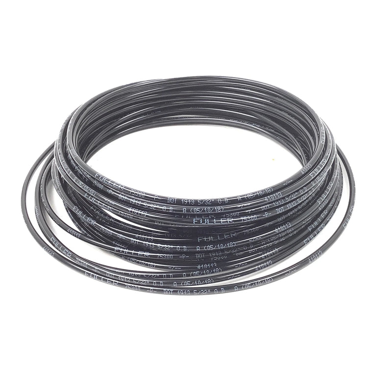 Coil of Eaton Fuller black tubing