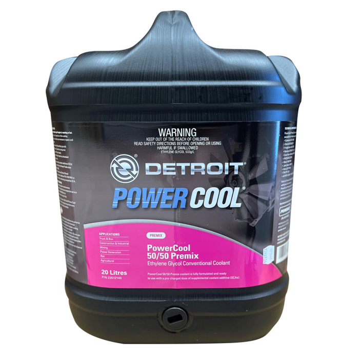 Detroit Powercool pre-mix Coolant 20 Litres