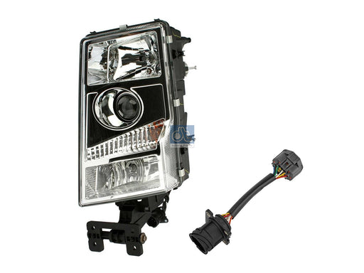 Volvo Headlamp, left, prepared for electr. height control, 24 V