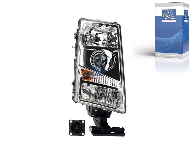 Volvo Headlamp, right, prepared for electr. height control, 24 V