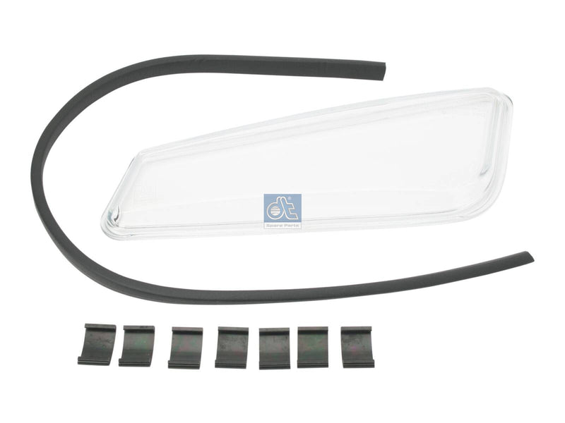Volvo Auxiliary lamp glass, left