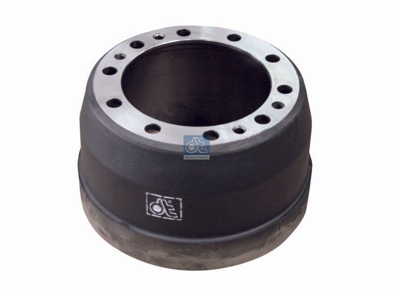 Volvo Brake drum, D: 410 mm, 10 bores, b: 28 mm, P: 335 mm, d: 282 mm, H: 273 mm, B: 211 mm