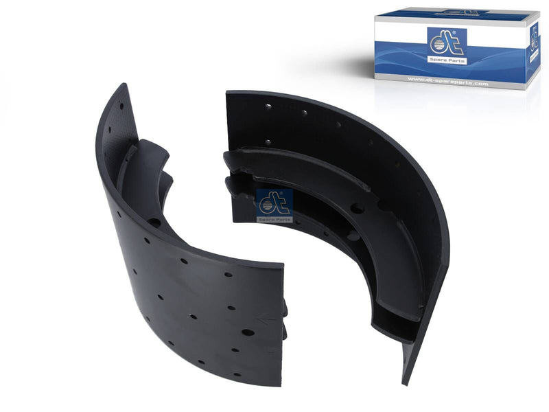 Volvo Brake shoe kit, reinforced version, D: 410 mm, b: 7 mm, W: 225 mm, S: 8 mm