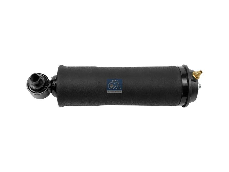 Volvo Cabin shock absorber, with air bellow, D: 43.7 mm, b: 14 mm, M12 x 1,75, Lmin: 223 mm, Lmax: 333 mm