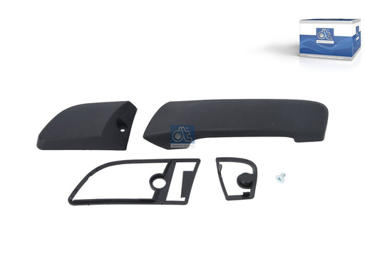 Volvo Outside door handle, complete, left, black