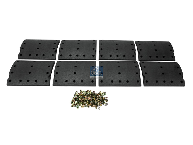 Volvo Drum brake lining kit, axle kit - oversize, W: 225 mm, S: 19.1 mm