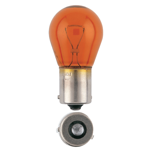 Narva 47384 12V 21W Amber BAU15s Incandescent Globe (10 Pack)