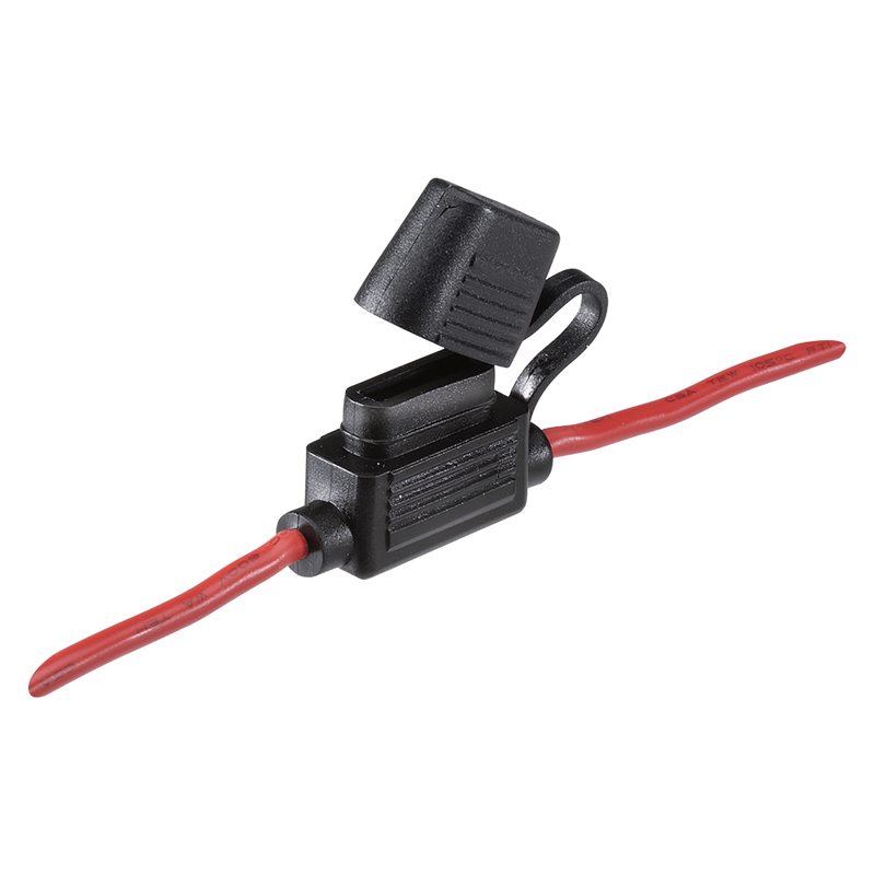 Narva 54406BL In-Line Standard ATS Blade Fuse Holder With Weather-Proof Cap (1 Pack)