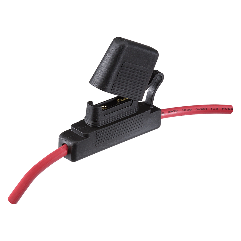 Narva 54414BL In-Line Standard Maxi Blade Fuse Holder With Weatherproof Cap (1 Pack)