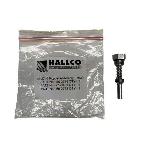 Hallco Poppet Valve Assembly (2000,4000)