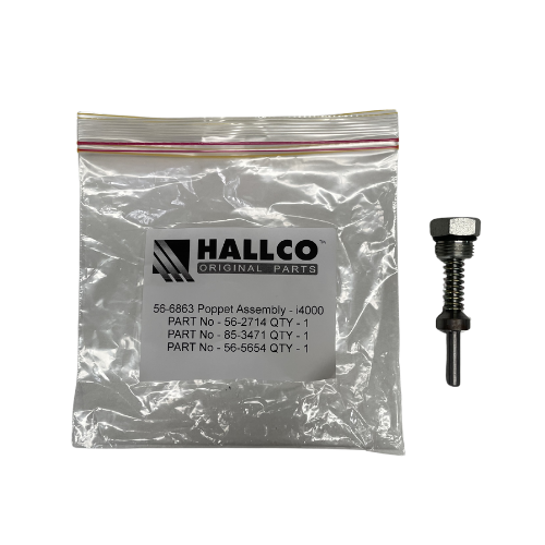 Hallco Poppet Valve Assembly ( I-2000,I-4000, R4200)