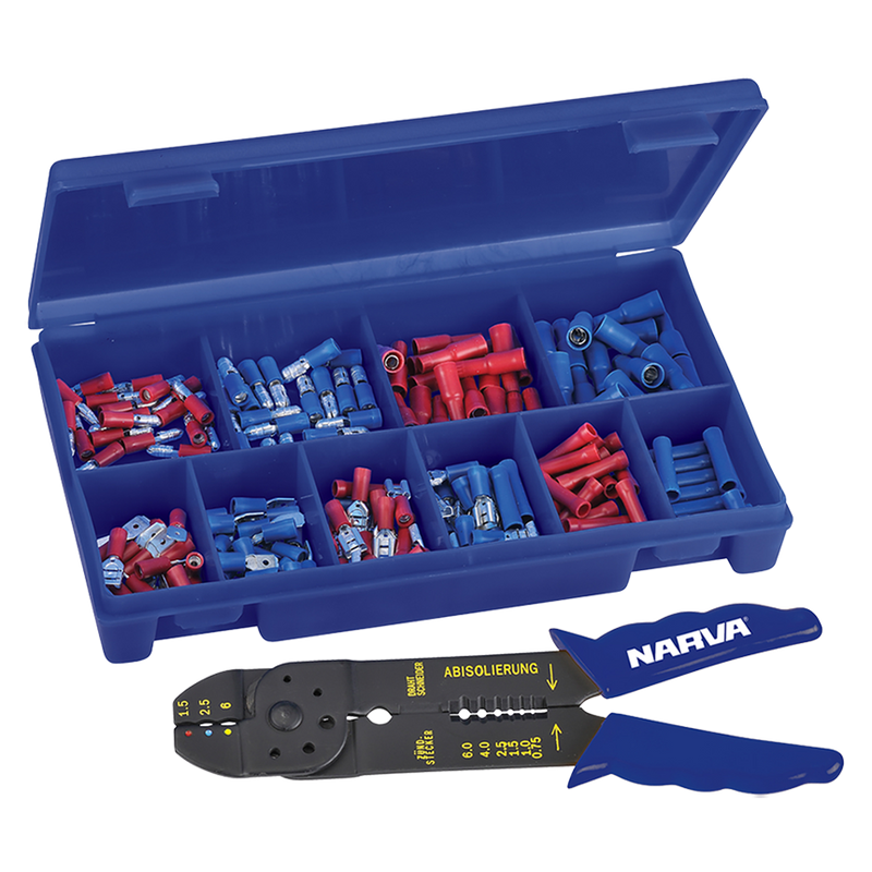 Narva 56525 DIY Terminal Assortment (200 Pack)