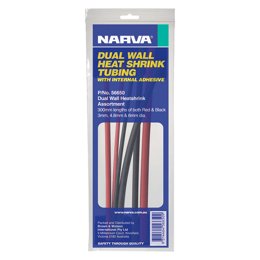 Narva 56650 Dual Wall Heatshrink Assortment (6 Pack)