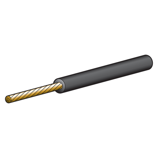 Narva 58127BK 5A 2.5mm Black Single-Core Cable - 7m