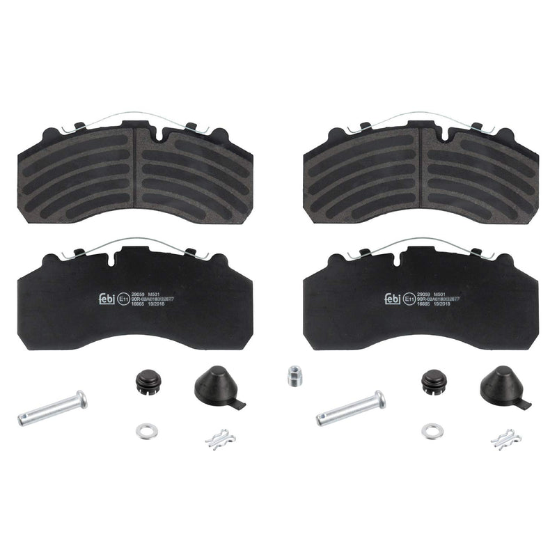 Mercedes Benz Disc Brake Pad Set - Actros 1996-2020, Axor 2004-2016