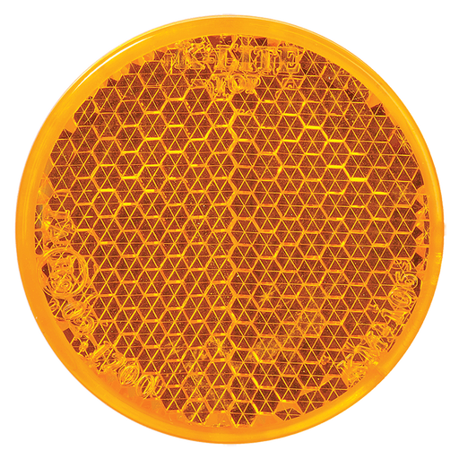 Narva 83991BL Amber Retro Reflector 42mm Diameter With Self Adhesive (1 Pack)