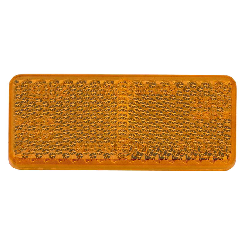 Narva 84036BL Amber Retro Reflector 70 x 28mm With Self Adhesive (2 Pack)