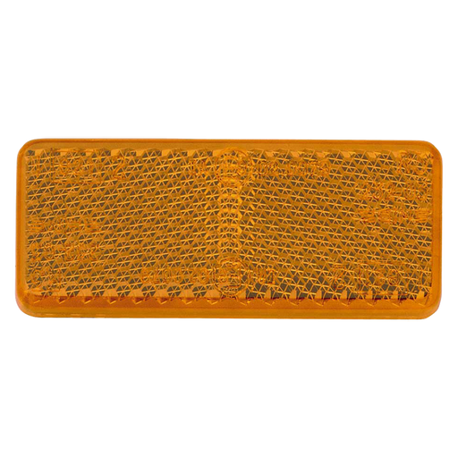 Narva 84036BL Amber Retro Reflector 70 x 28mm With Self Adhesive (2 Pack)