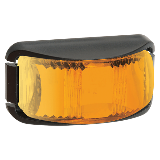 Narva 91622BL 9–33V Model 16 LED Front End Outline Marker or External Cabin Lamp (Amber) With Black Deflector Base and 0.5m C