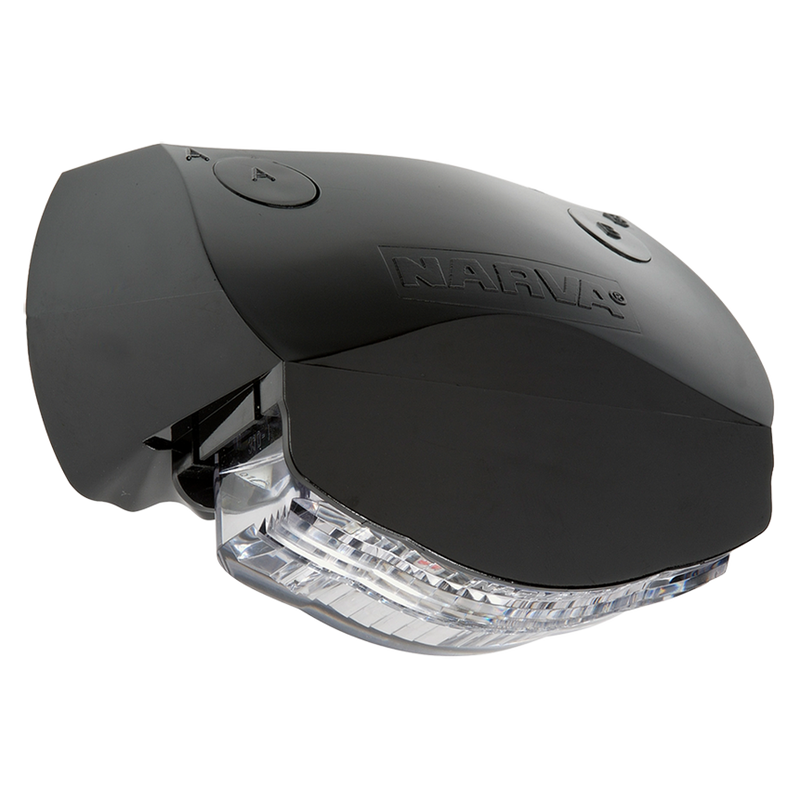 Narva 91674BL 9-33V Model 16 5 LED Licence Plate Lamp in Black Housing and 0.5m Cable (1 Pack)