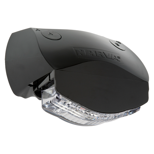 Narva 91674BL 9-33V Model 16 5 LED Licence Plate Lamp in Black Housing and 0.5m Cable (1 Pack)
