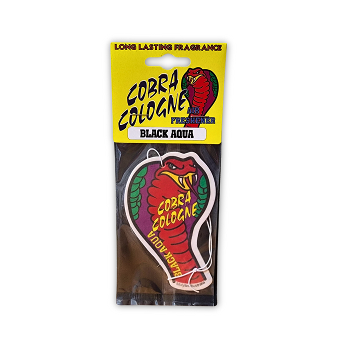 Cobra Cote - Hanging Air Freshener Black Aqua
