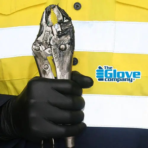 TGC® Black Nitrile Disposable Gloves - 100 pack