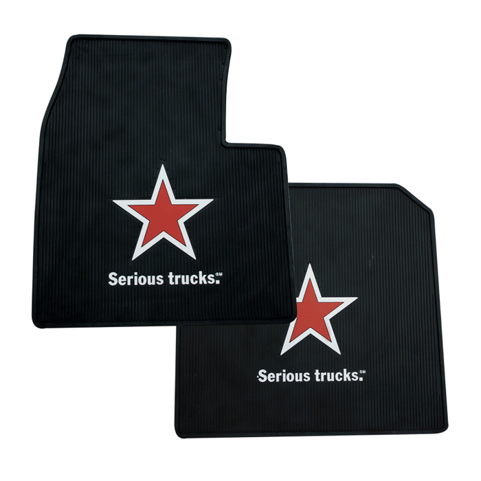 Western Star Serious Trucks Logo Pair Floor Mats