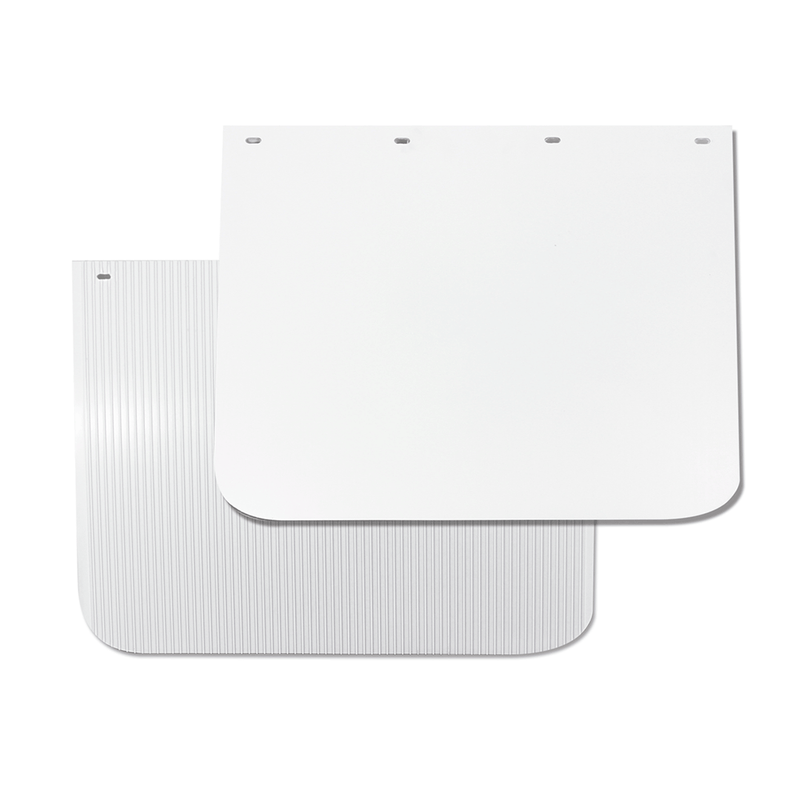 RDP Plain White Anti-Spray Mudflap