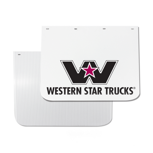 RDP Anti-Spray Mudflap with Western Star Logo 24 x 18 Inch