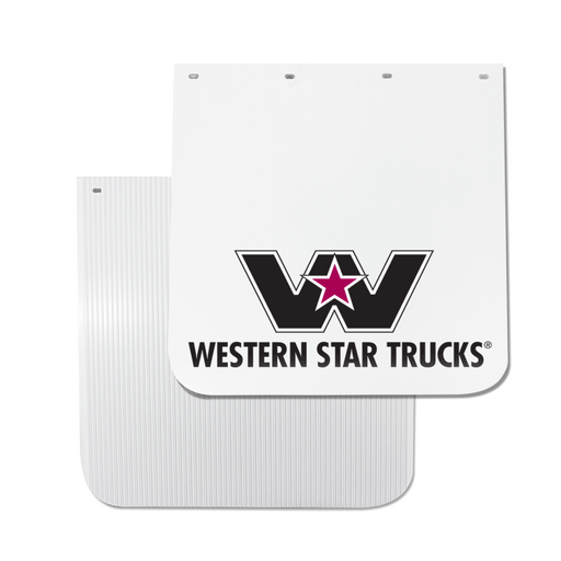 RDP Anti-Spray Mudflap with Western Star Logo 24 x 24 Inch