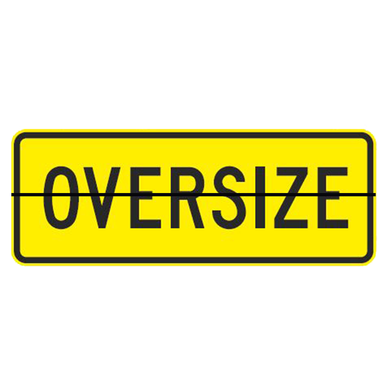 RDP Oversize Sign - Hinged Two-Piece Offset Cut
