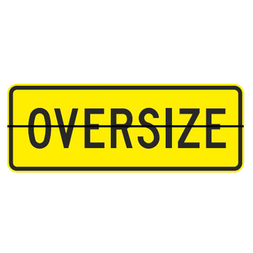 RDP Oversize Sign - Hinged Two-Piece Offset Cut