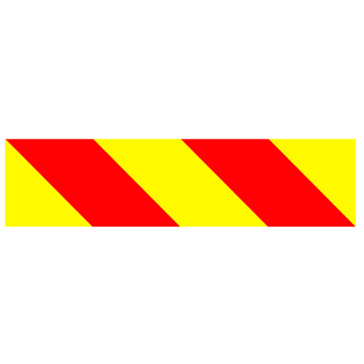RDP Class 1 Aluminium Sign 400 x 100mm - Right Hand