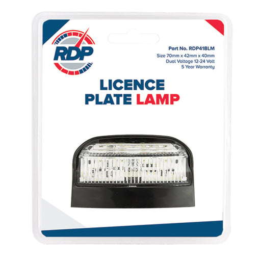 RDP LED Licence plate lamp