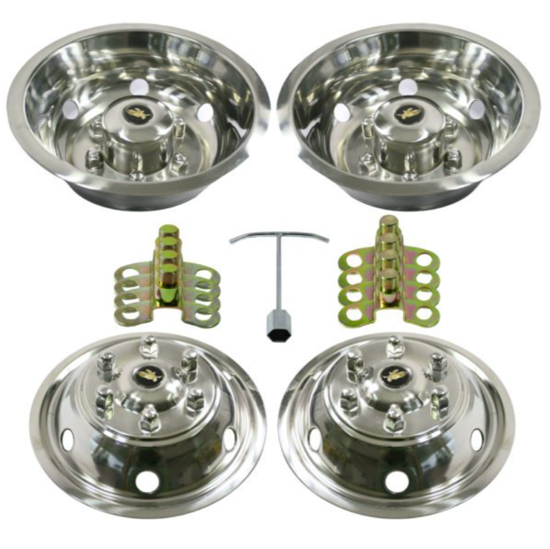 Iveco Daily 50C (2016+) 16″ Stainless Steel Wheel Simulator Set — Truck ...