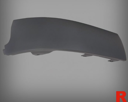 Volvo Bumper Bar Corner Grey Textured R/H - FH 13 FH 16 FM 11 FM 13 2012 on