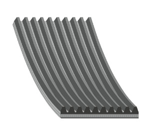 Volvo Fan Belt 10PK1342 - FH 16 2003-2012, FM 13 2005-2012, FM 11 2009 on, FMX