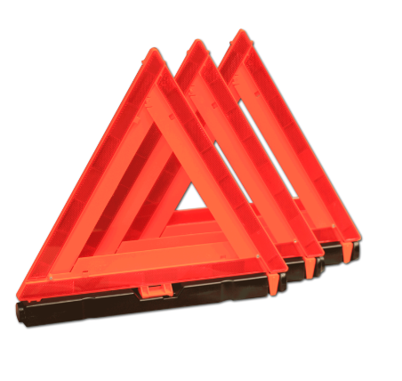 Emergency Warning Triangle Set (3 Pack) — Truck Parts Warehouse
