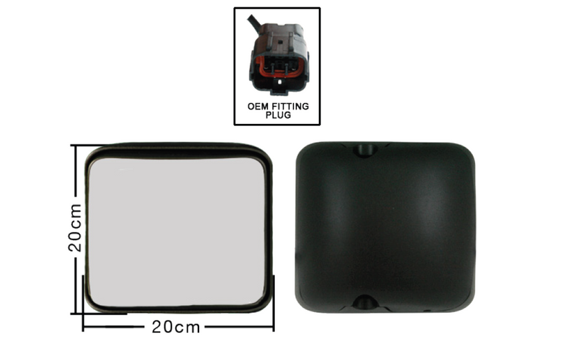 Hino Heated Spotter Mirror Electric - 500 Series 2010 On & 700 Series 2004 On