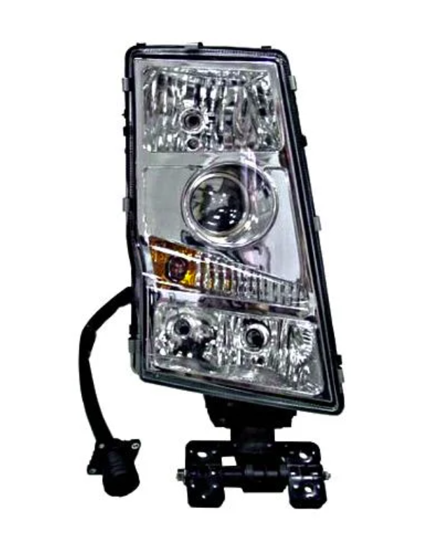 Volvo Headlight Assembly R/H (Round Plug) - Volvo FH 12 2001-2005, FH 16 2003-2006, FM 9 2001-2005, FM 12 2001-2005, FH 13 FM 13 2005-2008