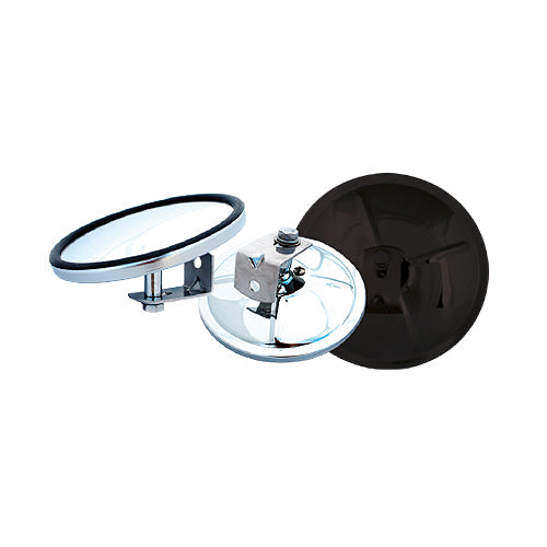 Spotter Mirror Round 177mm Diam. Stainless
