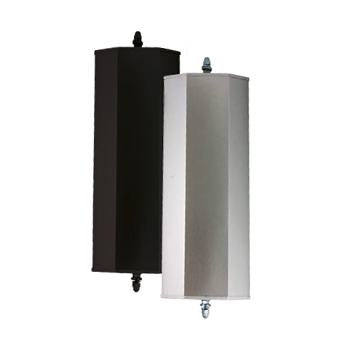 West Coast Style Mirror 418x160mm with Light (Black)