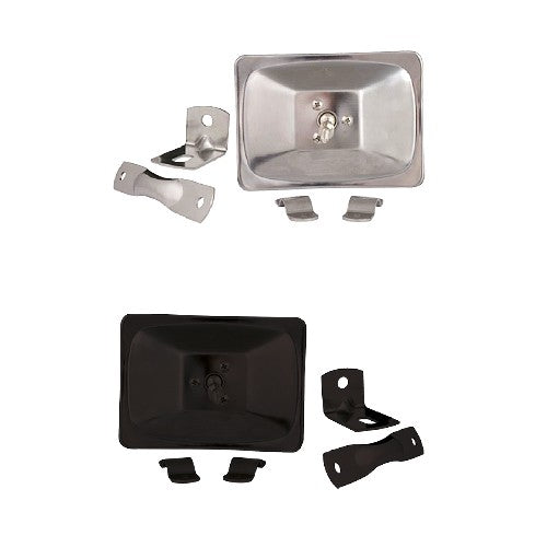 Spotter Mirror 150x115mm Wide Angle Black