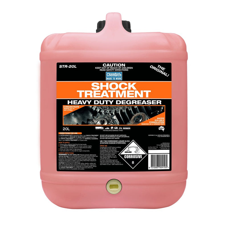 Chemtech Shock Treatment Heavy Duty Degreaser 20L
