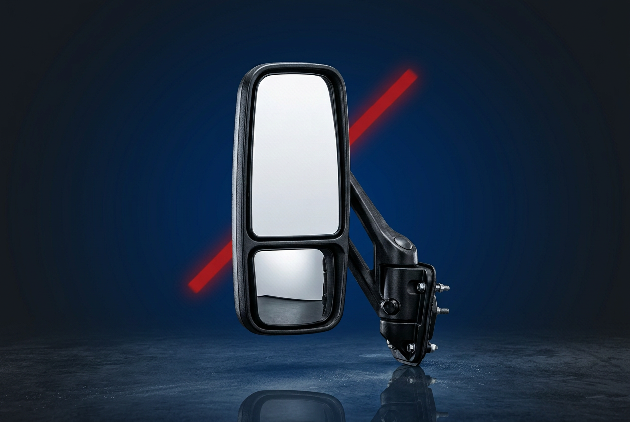 Navy and red mirrors category design