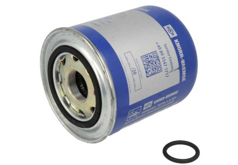 Volvo Air Dryer Filter Knorr Bremse - FL 7 1985-2000  F 10 1987-1995, F 12 1987-1995, F 16, FL 10 FL 12 FH 12 1998-2005, FH 16 1998-2006, FM 9 2001-2005, FM 12 1998-2005, NH 12 FH 13 FM 11 FM 13 2005-2012
