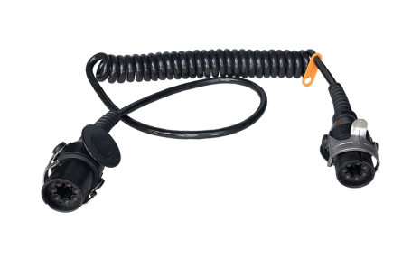 7 Pin Ebs Braking Coil - 2X24 Volt Plugs (Iso7638-1) - 1M Long Tail (4.6M)